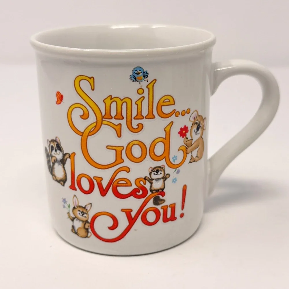 Vintage Hallmark Mugs Set‎ of 4 – Inspirational Religious Friendship – Japan